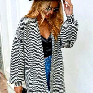 Shein chevron Duster